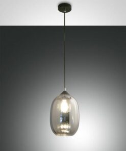 Κρεμαστό Φωτιστικό   Fabas Luce Infinity E27 Φιμέ     – 3519-40-126