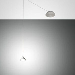 Κρεμαστό Φωτιστικό   Fabas Luce Isabella LED 8W  Αλουμίνιο Dimmable  750lm Θερμό 3000K – 3410-41-212
