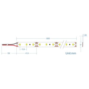 LED Ταινία 14.4W 12V CUBALUX Dimmable 1353lm/m  Θερμό 3000K 5 Μέτρα CL13-0619