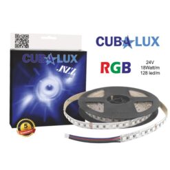LED Ταινία 18W 24V CUBALUX Dimmable RGB Πολύχρωμη 5 Μέτρα CL13-1044
