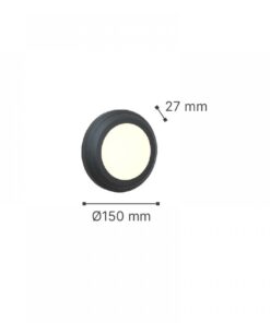 it-Lighting Jocassee LED 3.5W 3CCT Outdoor Wall Lamp White D:15cmx2.7cm (80201420)