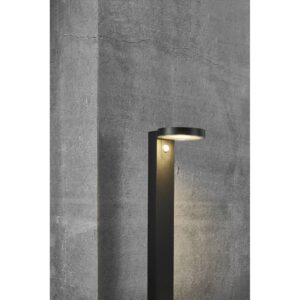 Nordlux Rica Round Φωτιστικό Κήπου Ηλιακό Φωτιστικό LED 5W 3000K IP44 Μαύρου Χρώματος –  2118158003