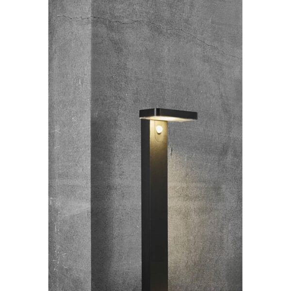 Nordlux Rica Square Φωτιστικό Κήπου Ηλιακό Φωτιστικό LED 5W 3000K IP44 Μαύρου Χρώματος  –  2118178003
