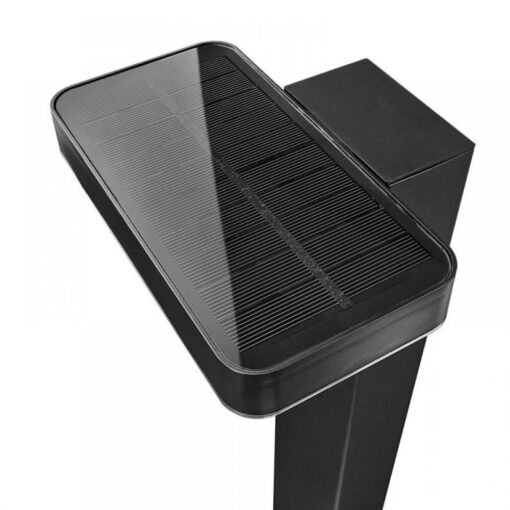 Nordlux Rica Square Φωτιστικό Κήπου Ηλιακό Φωτιστικό LED 5W 3000K IP44 Μαύρου Χρώματος  –  2118178003