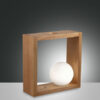 Επιτραπέζιο Φωτιστικό   Fabas Luce Kark LED 5W  Ξύλο Με Dimmer Αφής  470lm Θερμό 3000K – 3669-30-215