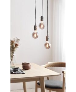 Nordlux Hang Κρεμαστό Γκρι E27 Πορσελάνη – 2010013010