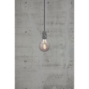 Nordlux Hang Κρεμαστό Γκρι E27  Πορσελάνη –  2010013010