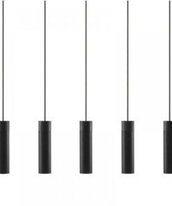 Nordlux Tilo 5-Spot Κρεμαστό Μαύρο GU10 Μεταλλικό/Ξύλο – 2010483003