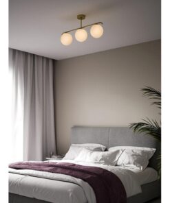 Nordlux Grant 3X15 Κρεμαστό Ορείχαλκος E14 Γυάλινο/Μεταλλικό – 2010583035