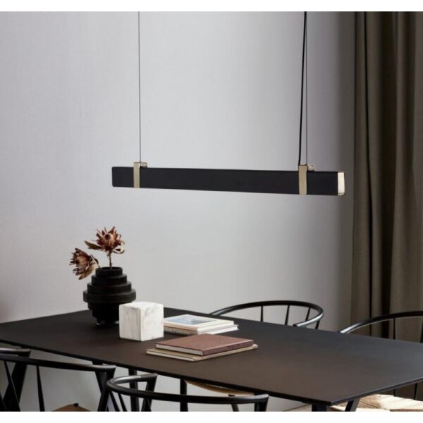 Nordlux Lilt Κρεμαστό Μαύρο LED 27W 2700K  –  2010603003