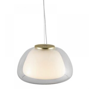 Nordlux Jelly Κρεμαστό Clear E27  Γυάλινο/Μεταλλικό –  2010783001