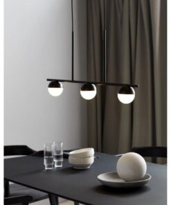Nordlux Contina 3-Spot Κρεμαστό Μαύρο G9 Γυάλινο/Μεταλλικό – 2010953003