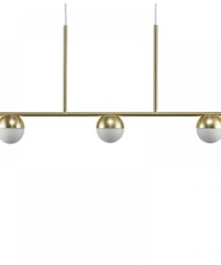 Nordlux Contina 3-Spot Κρεμαστό Ορείχαλκος G9 Γυάλινο/Μεταλλικό – 2010953035