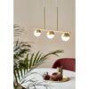 Nordlux Contina 3-Spot Κρεμαστό  Ορείχαλκος  G9  Γυάλινο/Μεταλλικό –  2010953035