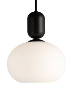 Nordlux Notti Κρεμαστό Μαύρο E27 Γυάλινο/Μεταλλικό – 2011003003