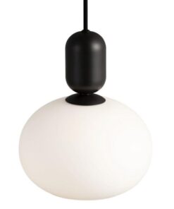 Nordlux Notti Κρεμαστό Μαύρο E27 Γυάλινο/Μεταλλικό – 2011003003