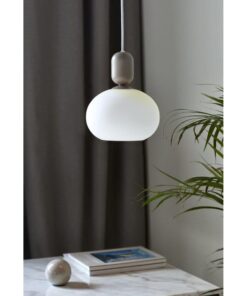 Nordlux Notti Κρεμαστό Γκρι E27 Γυάλινο/Μεταλλικό – 2011003010