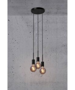 Nordlux Paco 3-Spot Κρεμαστό Μαύρο E27 Μεταλλικό – 2112063003