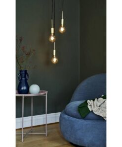 Nordlux Paco 3-Spot Κρεμαστό Ορείχαλκος E27 Μεταλλικό – 2112063035