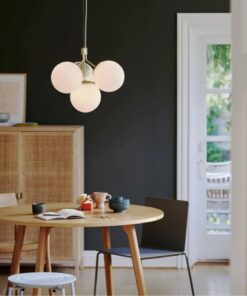 Nordlux Ivona 4-Spot Κρεμαστό Ορείχαλκος E27 Γυάλινο/Μεταλλικό – 2112153035