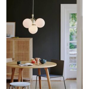 Nordlux Ivona 4-Spot Κρεμαστό  Ορείχαλκος  E27  Γυάλινο/Μεταλλικό –  2112153035