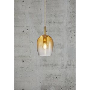 Κρεμαστό Φωτιστικό Nordlux Uma 1xE27 Μελί Χρώματος –  2112723027