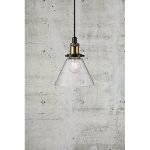 Nordlux Disa Κρεμαστό Clear E27  Γυάλινο –  45823000