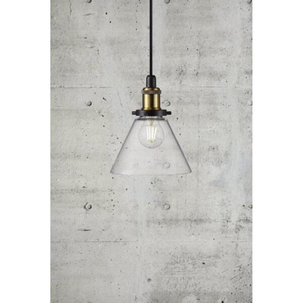 Nordlux Disa Κρεμαστό Clear E27  Γυάλινο –  45823000