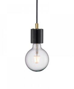 Nordlux Siv Κρεμαστό Μαύρο E27 Μάρμαρο – 45883003