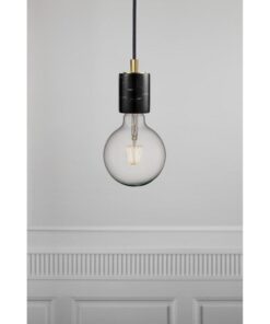 Nordlux Siv Κρεμαστό Μαύρο E27 Μάρμαρο – 45883003