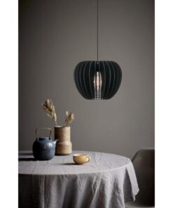 Nordlux Tricbeca 38 Κρεμαστό Μαύρο E27 Ξύλο Μαύρου Χρώματος – 46433003