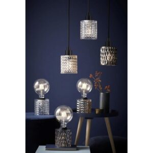 Nordlux Hollywood Κρεμαστό Clear E27  Γυάλινο/Μεταλλικό –  46483000