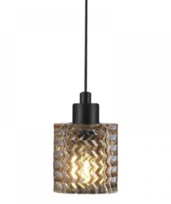 Nordlux Hollywood Κρεμαστό Μελί E27 Γυάλινο/Μεταλλικό – 46483027