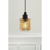 Nordlux Hollywood Κρεμαστό  Μελί E27  Γυάλινο/Μεταλλικό –  46483027