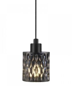 Nordlux Hollywood Κρεμαστό Smoked E27 Γυάλινο/Μεταλλικό – 46483047