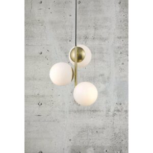 Nordlux Lilly Κρεμαστό  Ορείχαλκος  E14  Γυάλινο/Μεταλλικό –  48603035