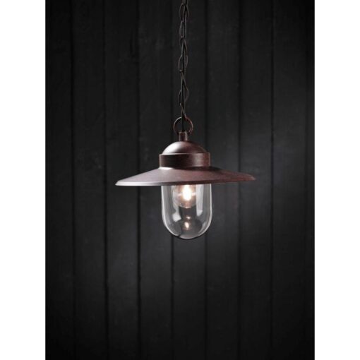 Nordlux Luxembourg Κρεμαστό Rusty E27  Γυάλινο/Μεταλλικό –  72805009