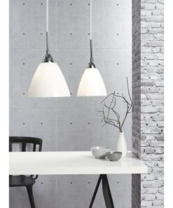 Nordlux Read 14 Κρεμαστό Οπάλ Λευκό E14 Γυάλινο/Μεταλλικό – 73153010