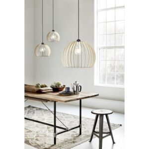 Nordlux Chino 40 Κρεμαστό Φυσικό E27  Ξύλο –  84843014