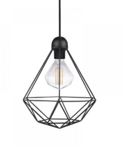 Nordlux Tees Κρεμαστό Φωτιστικό 1xE27 Μαύρου Χρώματος – 84863003