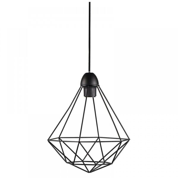 Nordlux Tees Κρεμαστό Φωτιστικό 1xE27 Μαύρου Χρώματος –  84863003