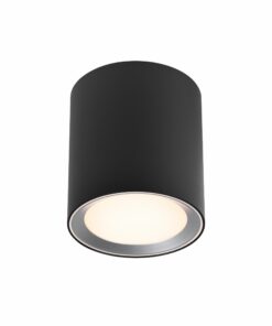 Nordlux Landom Smart Long Φωτιστικό Οροφής Μαύρο IP44 LED 8W 2700K Dimmable – 2110850103