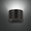 Φωτιστικό Τοίχου  Fabas Luce Lao LED 6W  Μαύρο  IP65 540lm Θερμό 3000K – 3603-21-101