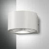 Φωτιστικό Τοίχου  Fabas Luce Lao LED 12W  Λευκό  IP65 1080lm Θερμό 3000K – 3603-22-102