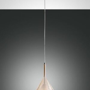 Κρεμαστό Φωτιστικό   Fabas Luce Lila E27 Μελί     – 3481-40-125