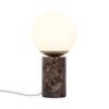 Nordlux Lilly Marble Φωτιστικό Γραφείου Brown E14  Γυάλινο/Μάρμαρο –  2213575018