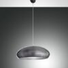 Κρεμαστό Φωτιστικό   Fabas Luce Lodge E27  Γκρι     – 3161-45-350