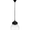 LP-110K BLACK-TRANS ΚΡΕΜΑΣΤΟ ΒΙΔΩΤΟ ΓΥΑΛΙ ΣΦΑΙΡΑΚΙ Heronia – 11-0267