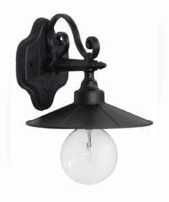Απλίκα επιτοίχια LP-150AK-M  Μαύρο  Heronia – 07-1210