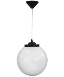 Φωτιστικό  Κρεμαστό  LP-100K Φ25 1L  Μαύρο  Heronia – 11-0086
